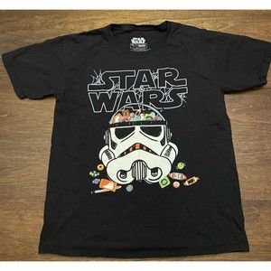 STAR WARS YOUTH STORM TROOPER AND CANDIES T-SHIRT, SIZE L (14-16)